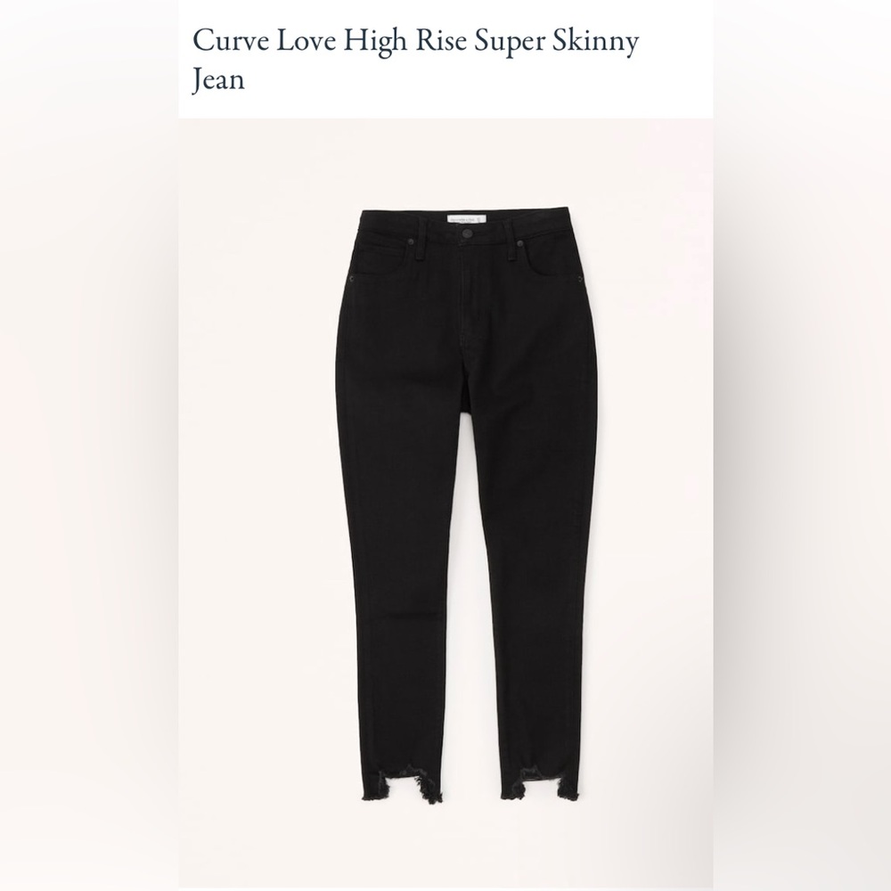 Abercrombie Curve Love ankle skinny jeans